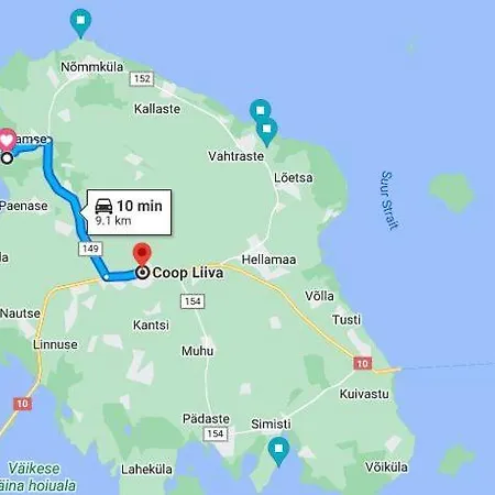 Campingplads Elamusmajutus Intsu Vorgukuuris Liiva (Saaremaa)