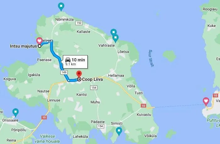 Campsite Elamusmajutus Intsu Vorgukuuris Liiva (Saaremaa)